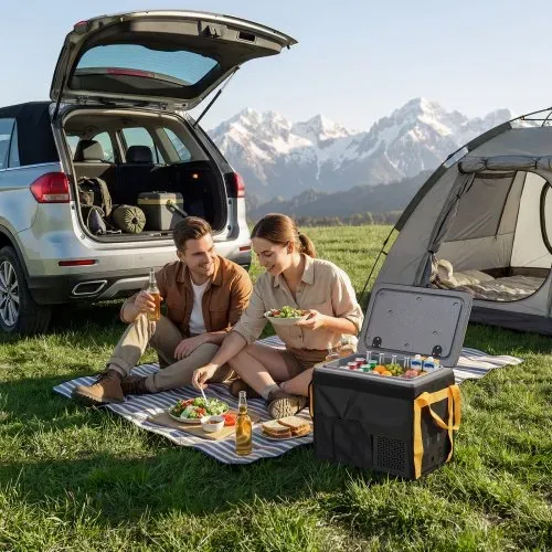 VEVOR Kompressor Kühlbox 20 L, Auto Kühlschrank aus Ultraleichtem EPP, Elektrische Gefrierbox mit App-Steuerung, 12 V/24 V DC, -10 °C bis 10 °C, für LKW, Van, RV, SUV, Boot, Reisen & Camping – Bild 7