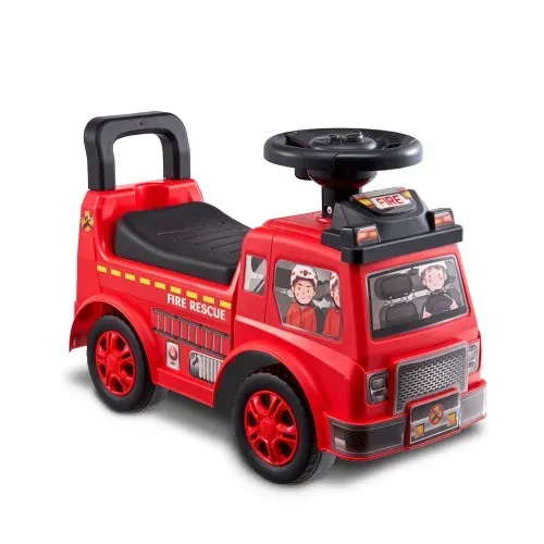 VEVOR Aufsitzauto für Kleinkinder, Alter 1–3, Ride Racer, Aufsitzspielzeug für Kleinkinder zum Sitzen und Stehen, klassisches Aufsitzauto für Kinder mit Musiklenkrad und Stauraum unter dem Sitz, Aufsitzspielzeug für Jungen und Mädchen, rot – Bild 9