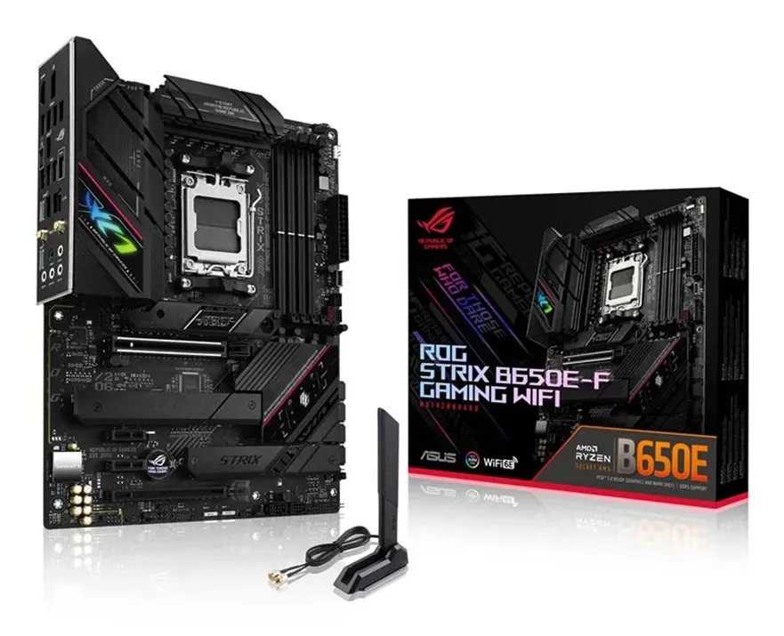 ASUS ROG STRIX B650E-F GAMING WIFI AMD B650 Sockel AM5 ATX ASUS ROG STRIX B650E-F GAMING WIFI AMD B650 Sockel AM5 ATX