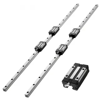 VEVOR Linearführungen HGR20, 2er-Pack 1000 mm Linearschienen & 4 Stk. Gleitblöcke, rostfrei & hochpräzise, Gleitschienen für Heimwerker, CNC-Fräsen, Drehmaschinen, Fräsmaschinen, 3D-Drucker VEVOR Linearführungen HGR20, 2er-Pack 1000 mm Linearschienen & 4 Stk. Gleitblöcke, rostfrei & hochpräzise, Gleitschienen für Heimwerker, CNC-Fräsen, Drehmaschinen, Fräsmaschinen, 3D-Drucker