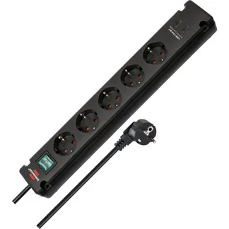 Bremounta Steckdosenleiste 5-fach, 2x USB-C Bremounta Steckdosenleiste 5-fach, 2x USB-C