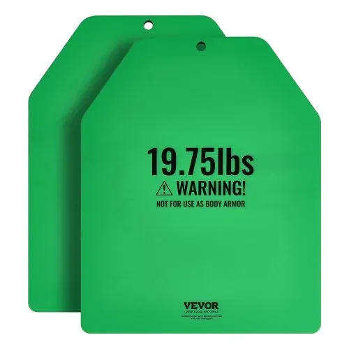 VEVOR Gewichtsplatten für Gewichtswesten 17,8 kg Set (2 x 8,9 kg), Flache Gewichtswestenplatten für WODs & Funktionelles Training, Ergonomisches Zusatzgewicht für Krafttraining, Laufen & Fitness, Grün – Bild 8