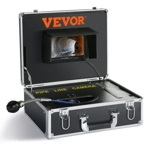 VEVOR Kanalkamera, 20 m, 17,8 cm Bildschirm, Rohrinspektionskamera mit DVR-Funktion, IP68-Kamera, 12 einstellbare LEDs, mit 16 GB SD-Karte für Abwasserleitungen, Abflussrohre – Bild 10