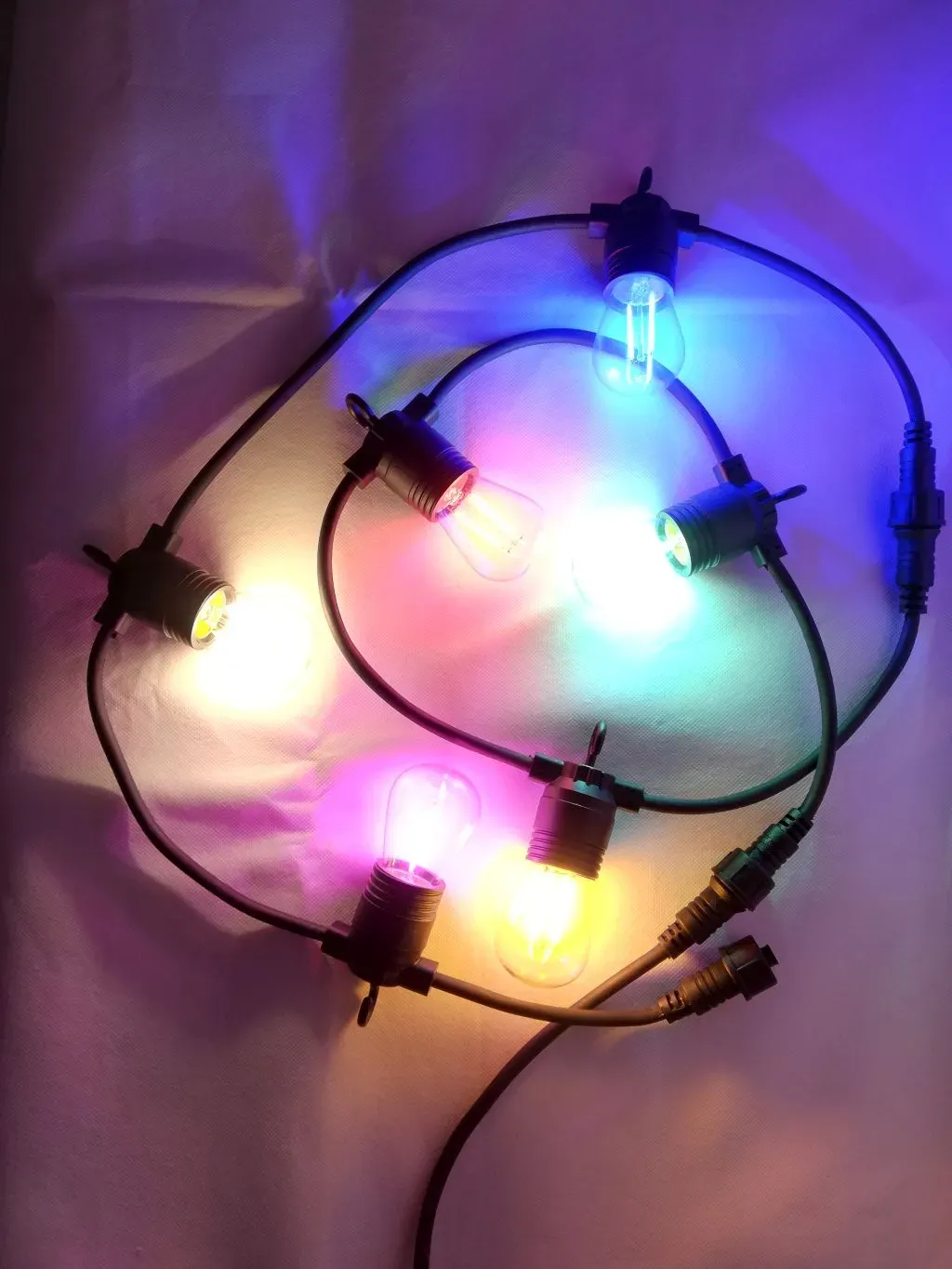 Synergy 21 LED Retrofit E27 S14 gelb mit 2 Watt für Lichterkette – Bild 2