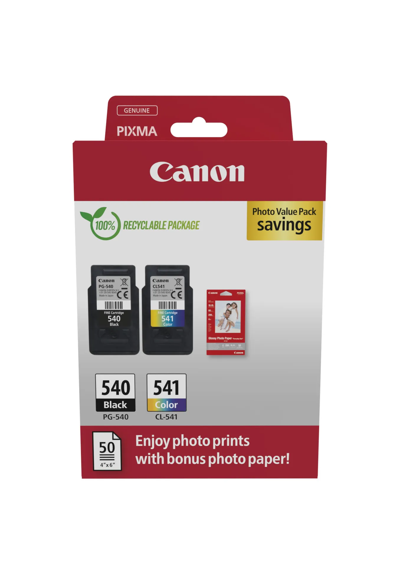 Canon PG-540/CL-541 Photo Value Pack Canon PG-540/CL-541 Photo Value Pack