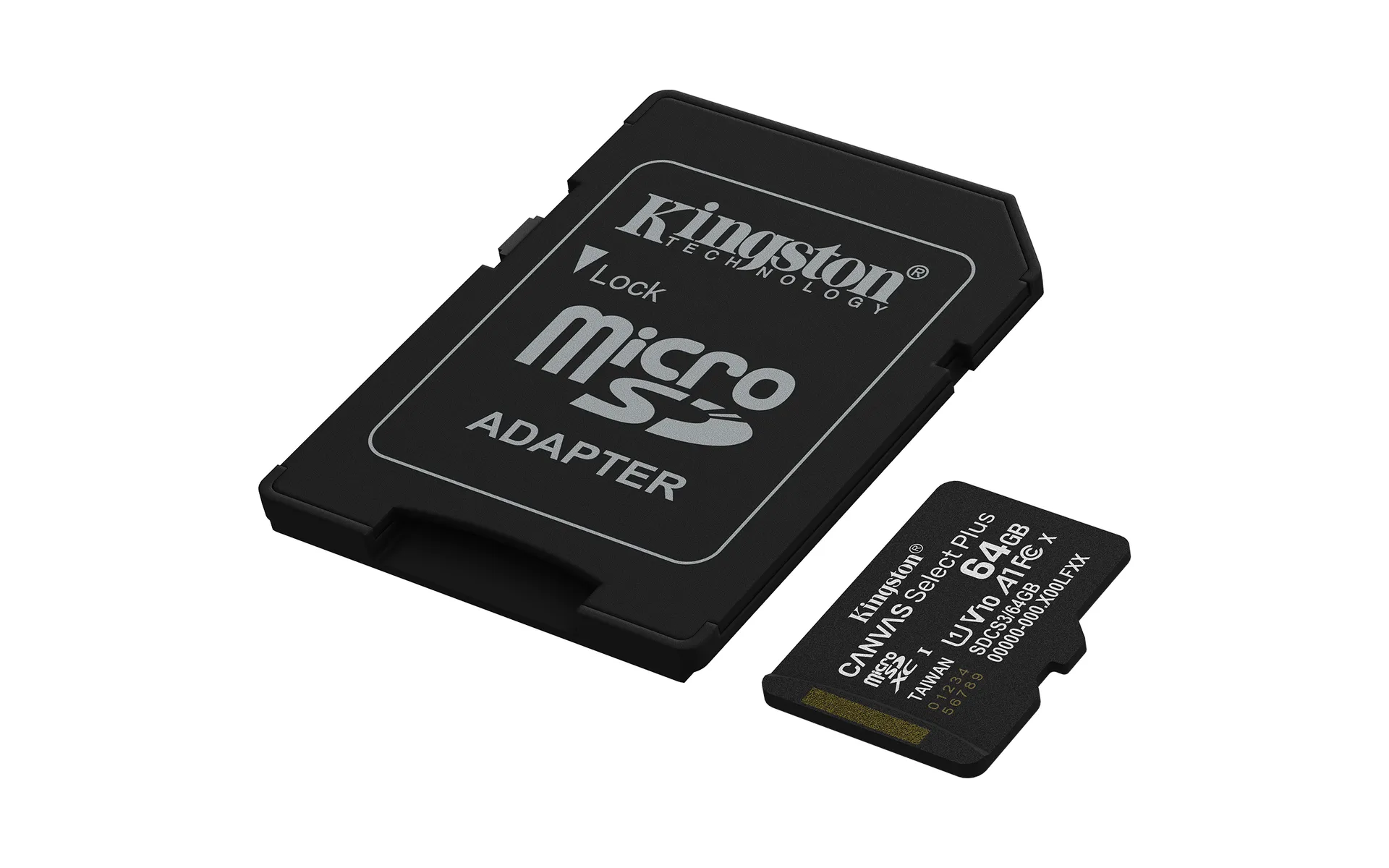 Kingston Technology 64GB microSDXC Canvas Select Plus Gen3 100MB/s A1 (Einschließlich SD Adapter) – Bild 2