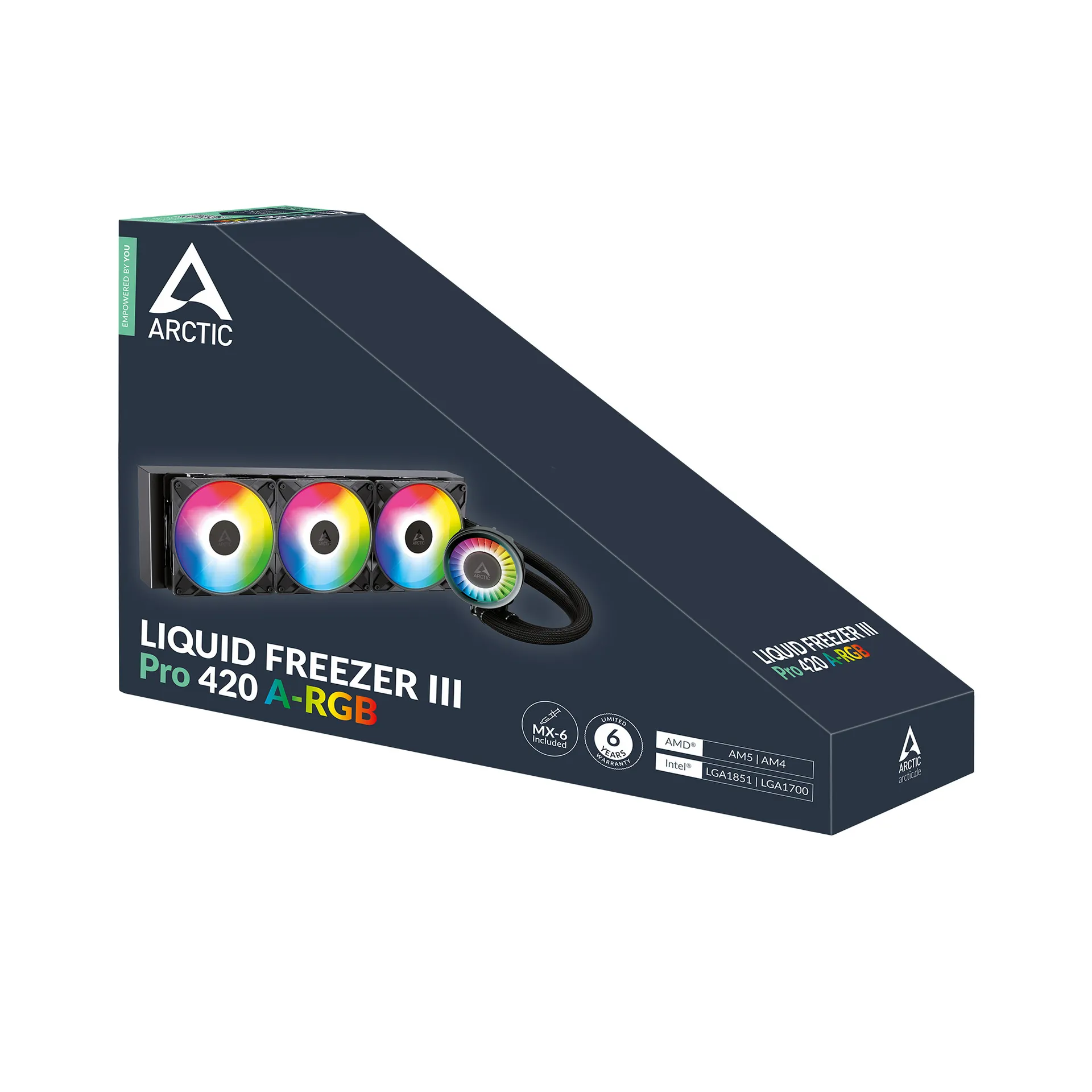 ARCTIC Liquid Freezer III Pro 420 A-RGB Multikompatibler All-in-One CPU-Wasserkühler mit A-RGB – Bild 6