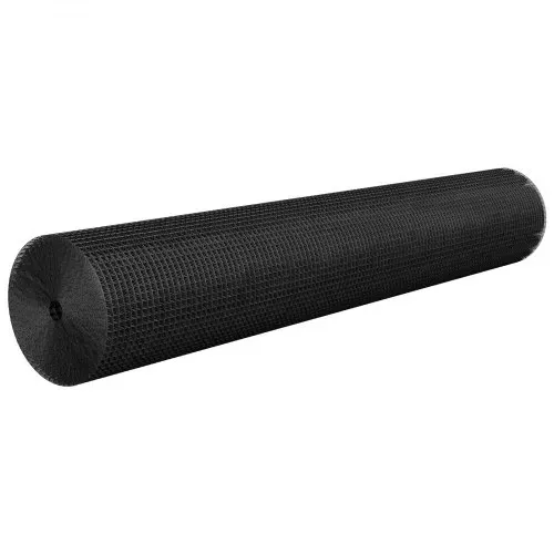VEVOR Gartenzaun 152 cm x 30,48 m, Machenbreite 1,27x1,27 cm, 1,06 mm verzinkter Maschendraht-Zaun, vinylbeschichteter Hühnerdrahtzaun, Schweißgitter, Gartenpflanzenzaun für Kaninchen & Geflügel – Bild 8