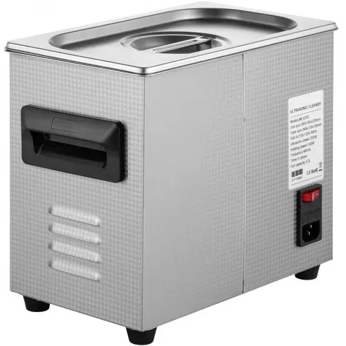 VEVOR 3 L Verbesserter Ultraschallreiniger (200 W Heizung, 120 W Ultraschall) Professioneller digitaler Labor-Ultraschall-Teilereiniger mit Heizungstimer für die Reinigung von Schmuckgläsern – Bild 10
