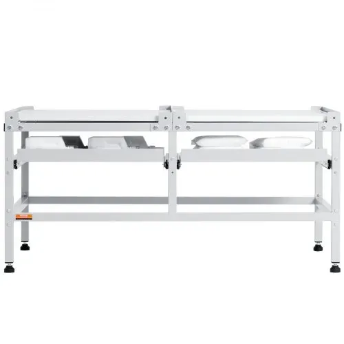 VEVOR Waschmaschinen-Untergestell, 1230x635x625 mm Podest für Waschmaschine, 267 kg Tragkraft, Waschmaschinen- & Trocknersockel mit Doppelablagen, 4 verstellbare Füße zum Anheben von Waschmaschinen – Bild 8