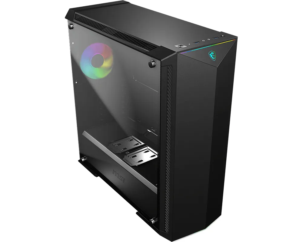 MSI MPG GUNGNIR 100 Computer-Gehäuse Midi Tower Schwarz MSI MPG GUNGNIR 100 Computer-Gehäuse Midi Tower Schwarz