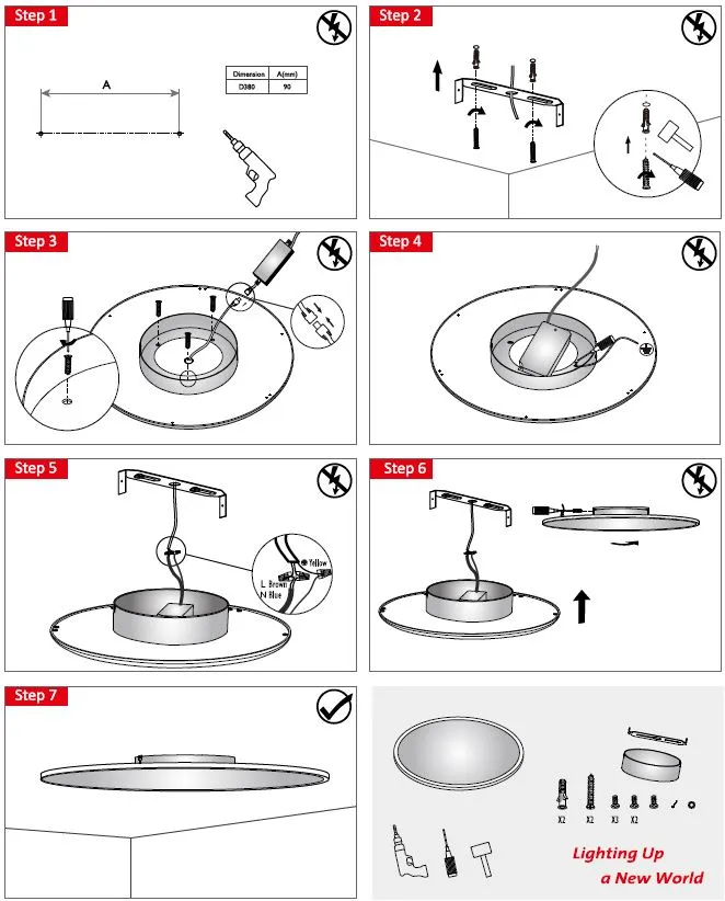 Synergy 21 LED light panel R400 warmweiß rund – Bild 3