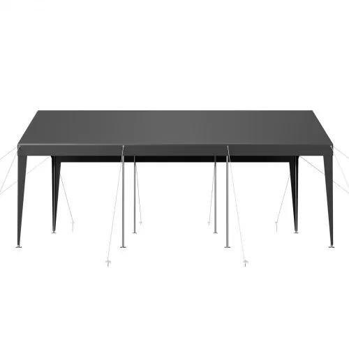 VEVOR Carport, 3,05x6,09x2,87 m Autoüberdachung, tragbare Zeltgarage, verzinkter Autounterstand, Garagenzelt UV-beständig, Ganzjahresschutz, Lagerschuppen, Ideal für Auto, Boot, Motorrad – Bild 10