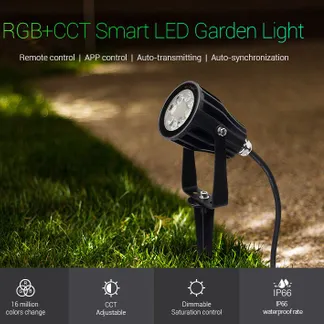MiBoxer FUTC04 LED Garten Lampe 6W RGB-WW (RGB-CCT) mit Funk und WLAN IP65 230V MiBoxer FUTC04 LED Garten Lampe 6W RGB-WW (RGB-CCT) mit Funk und WLAN IP65 230V