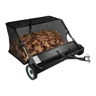 VEVOR Rasenkehrmaschine, 122 cm Kehrbreite, Laubkehrmaschine für Aufsitzmäher, Laubsammler mit 566 L Auffangnetz, einstellbare Kehrhöhe, Gartenkehrmaschinen für Rasentraktor VEVOR Rasenkehrmaschine, 122 cm Kehrbreite, Laubkehrmaschine für Aufsitzmäher, Laubsammler mit 566 L Auffangnetz, einstellbare Kehrhöhe, Gartenkehrmaschinen für Rasentraktor