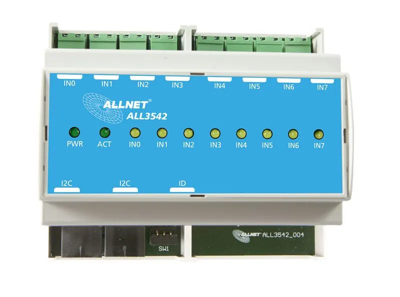 ALLNET MSR IO ALL3542 HUT / 8fach Kontakteingang m. Impulsverlängerung – Bild 2