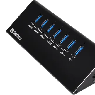 Sandberg USB 3.0 Hub 6+1 ports Sandberg USB 3.0 Hub 6+1 ports