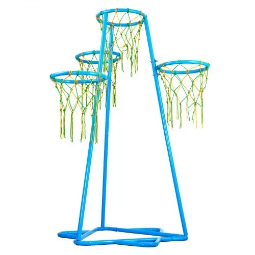 VEVOR Basketballkorb für Kinder, 4-Korb-Basketballkörbe für Kinder, tragbarer Basketballständer mit einstellbarer Höhe & 3 Bällen, Basketball-Spielzeugset für Kinder jeden Alters, Jungen und Mädchen – Bild 10