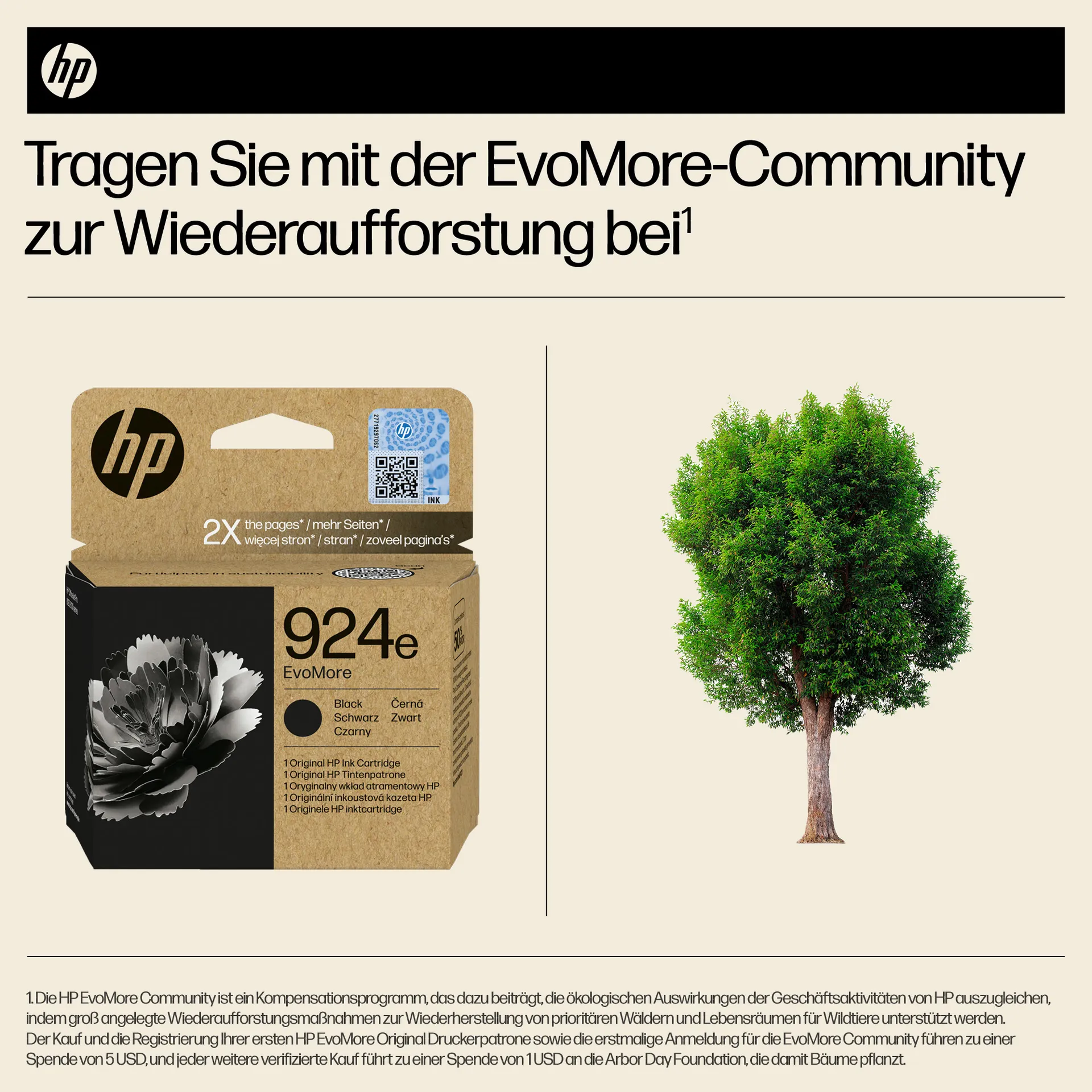 HP 924e EvoMore Schwarz Original Druckerpatrone – Bild 4