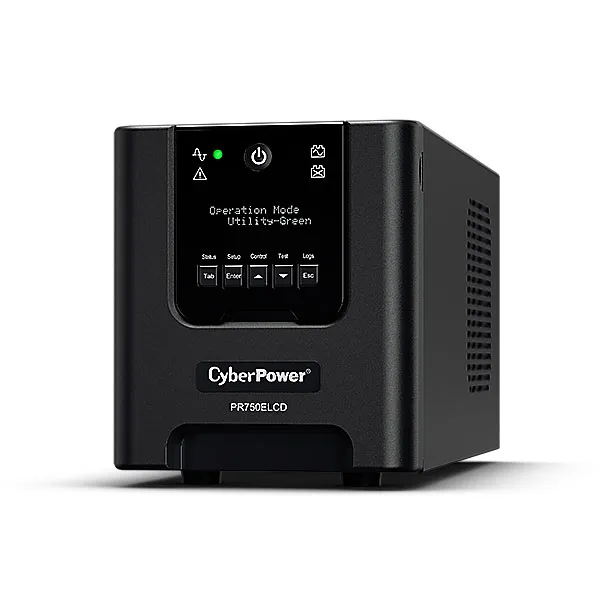 CyberPower USV, PR Tower-Serie, 750VA/675W, Line-Interactive, reiner Sinus, LCD, USB/RS232, – Bild 2