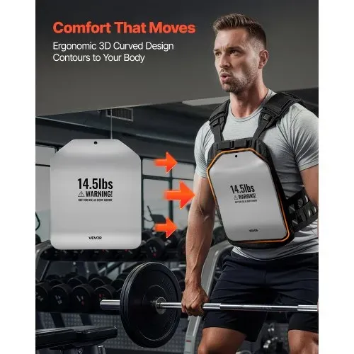 VEVOR Gewichtsplatten für Gewichtswesten 13,2 kg Set (2 x 6,6 kg), Gebogene Gewichtswestenplatten für WODs & Funktionelles Training, Ergonomisches Zusatzgewicht für Krafttraining, Laufen und Fitness VEVOR Gewichtsplatten für Gewichtswesten 13,2 kg Set (2 x 6,6 kg), Gebogene Gewichtswestenplatten für WODs & Funktionelles Training, Ergonomisches Zusatzgewicht für Krafttraining, Laufen und Fitness