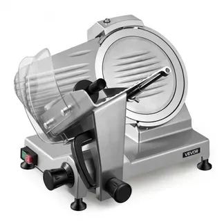 VEVOR Elektrische Aufschnittmaschine 250 mm Klinge, 240 W Allesschneider Fleischschneidemaschine mit Integriertem Schärfer und 0-12 mm Einstellbarer Schnittstärke, für Gefrorenes Fleisch Schinken VEVOR Elektrische Aufschnittmaschine 250 mm Klinge, 240 W Allesschneider Fleischschneidemaschine mit Integriertem Schärfer und 0-12 mm Einstellbarer Schnittstärke, für Gefrorenes Fleisch Schinken