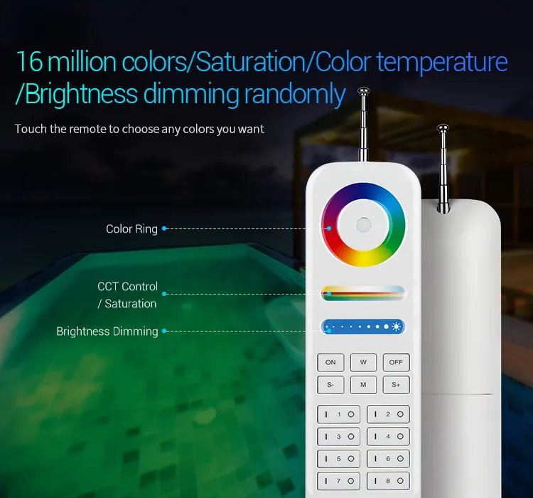 MiBoxer FUT086 LED Fernbedienung LoRa (433MHZ) – Bild 5