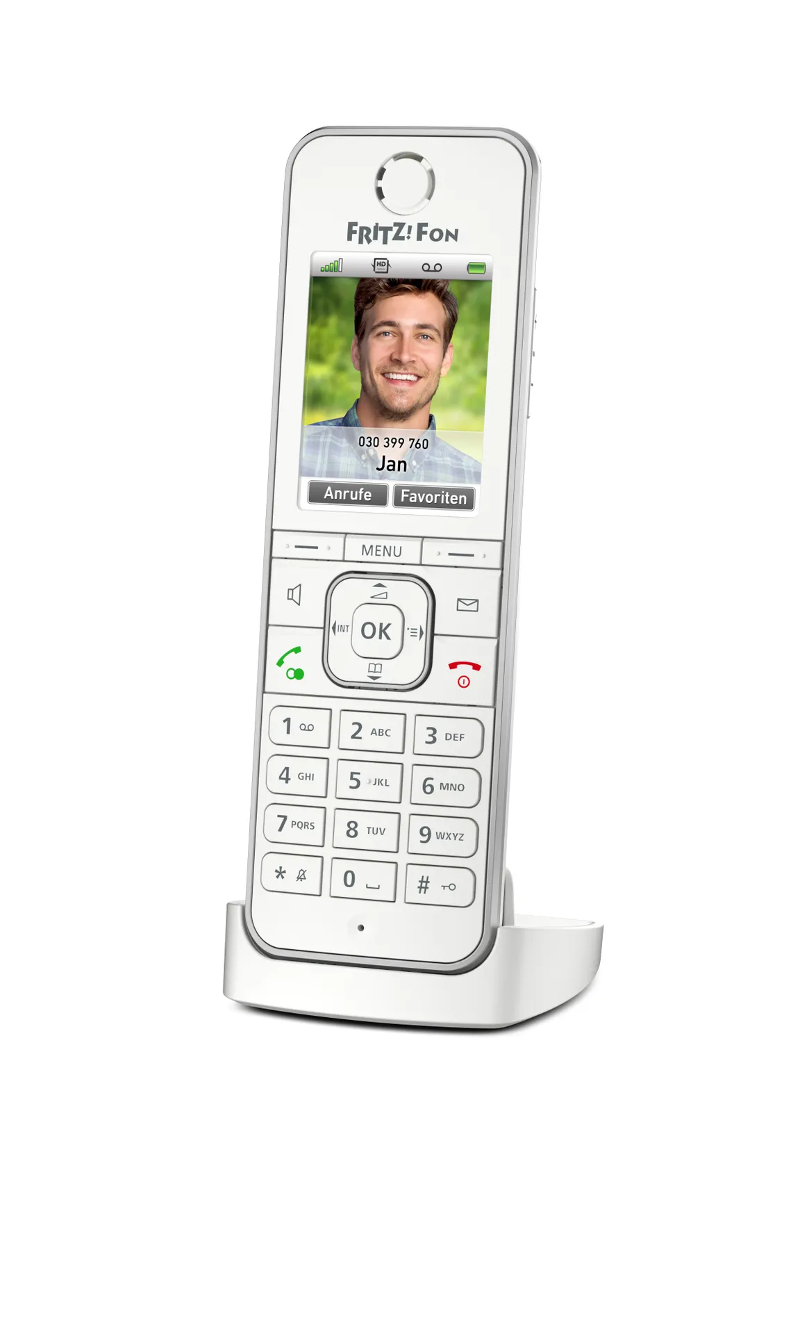 Fon FRITZ! C6 DECT-Telefon Anrufer-Identifikation Weiß Fon FRITZ! C6 DECT-Telefon Anrufer-Identifikation Weiß
