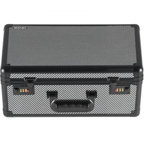 VEVOR Kartenaufbewahrungsbox für 162 PSA-Slab-Karten Kartenbox Tragbar, Geeignet für 130 SGC, 115 BGS, 585 Toploader oder über 999 Lose Karten, Abschließbar, mit 4 Reihen, Griff &12 Trennfächern – Bild 9
