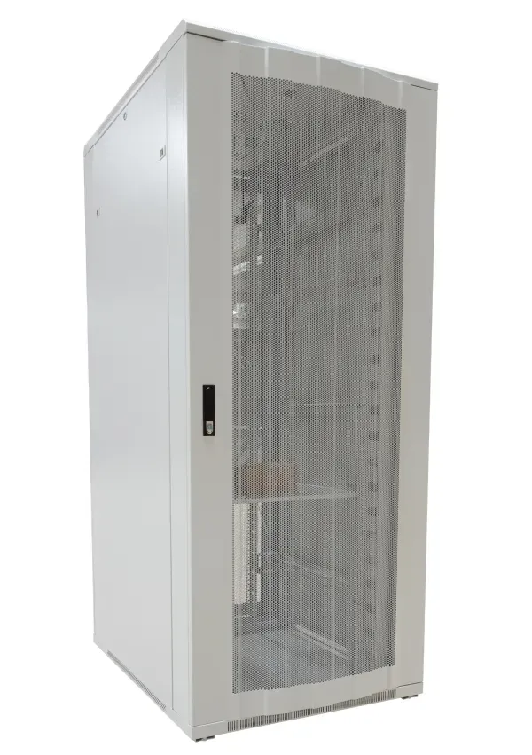 ALLNET 19″Schrank, 22HE, B800/T1000mm, perforierte Blechtüren, Lichtgrau, SNB-Serie, ALLNET 19″Schrank, 22HE, B800/T1000mm, perforierte Blechtüren, Lichtgrau, SNB-Serie,