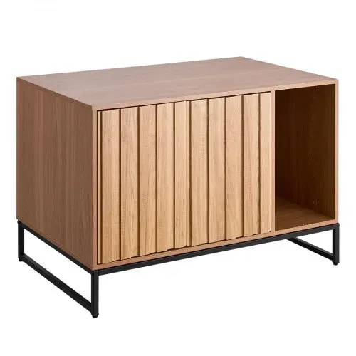 VEVOR Katzenschrank, 800x510x568 mm, Katzentoilette mit Kratzpad & Stauraum, Katzenklo Schrank, Katzenhaus, passend für die meisten Katzentoiletten, für Schlafzimmer & Wohnzimmer – Bild 9