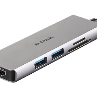 D-Link DUB-M530 laptop-dockingstation & portreplikator Kabelgebunden USB 3.2 Gen 1 (3.1 Gen 1) Type-C Aluminium D-Link DUB-M530 laptop-dockingstation & portreplikator Kabelgebunden USB 3.2 Gen 1 (3.1 Gen 1) Type-C Aluminium
