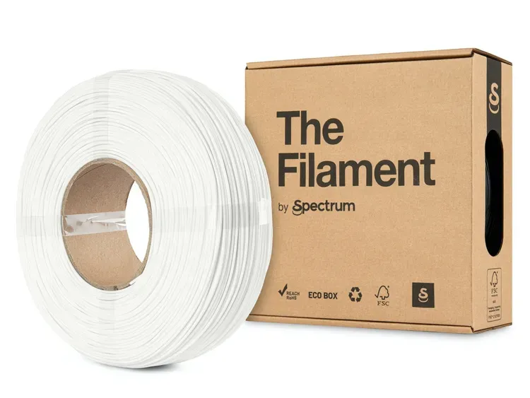 The Filament · ReFill PLA · TRAFFIC WHITE · 1.75mm · 1kg The Filament · ReFill PLA · TRAFFIC WHITE · 1.75mm · 1kg