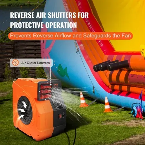 VEVOR Gebläse für aufblasbare Hüpfburg 1100W Gebläsepumpe Luftpumpe 770 m³/h – Bild 3