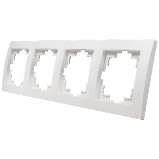 Rahmen McPower “Flair“, 4-fach, weiß Rahmen McPower “Flair“, 4-fach, weiß