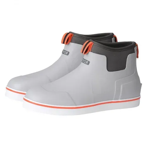 VEVOR Knöchelstiefel, Regenstiefel, Gummi-Arbeitsschuhe für den Außenbereich, Schutzschuhe, isolierte Schlammstiefel, ideal zum Wandern, Angeln, Jagen oder für die Gartenarbeit, Größe 12 US – Bild 10