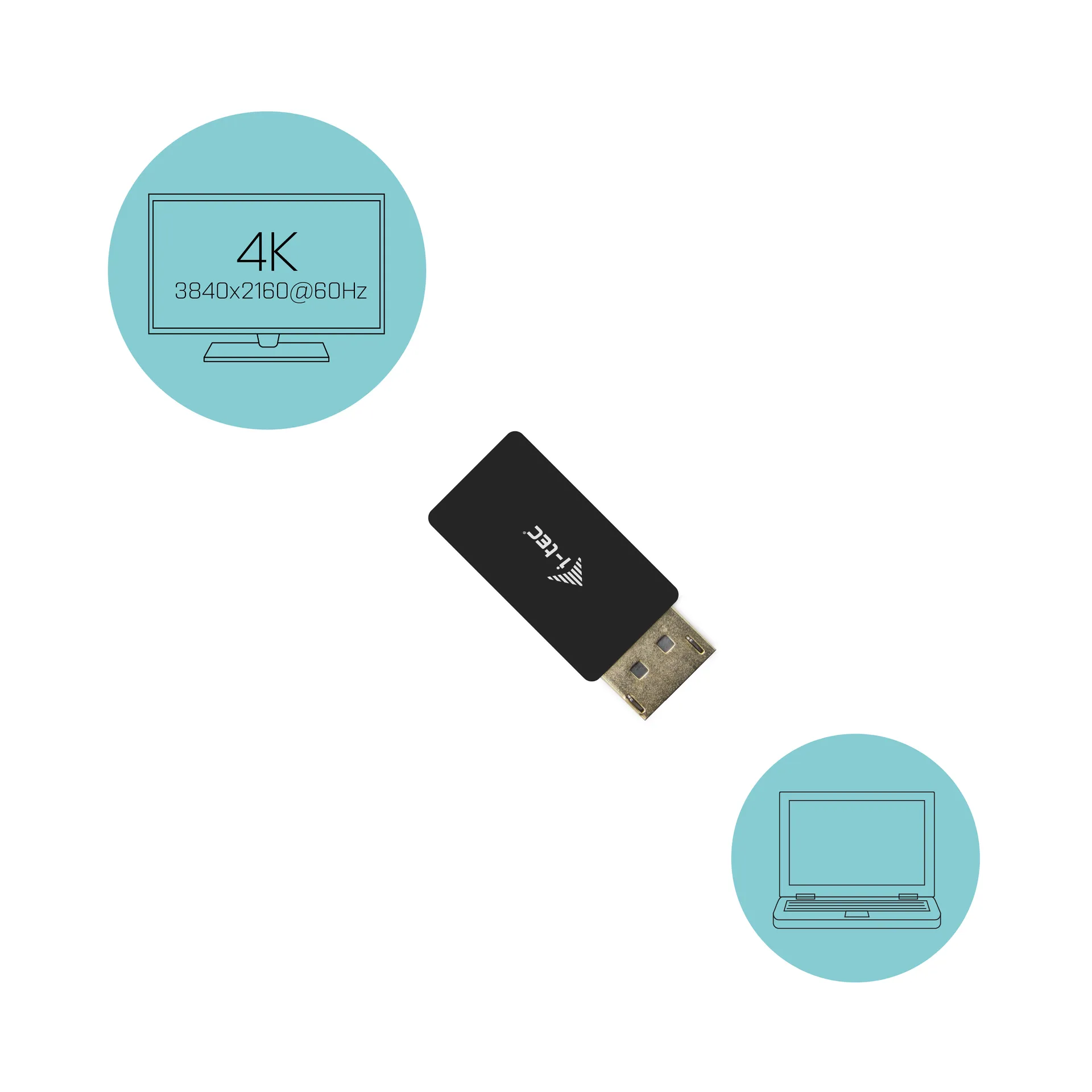 i-tec DisplayPort to HDMI Adapter 4K/60Hz – Bild 3
