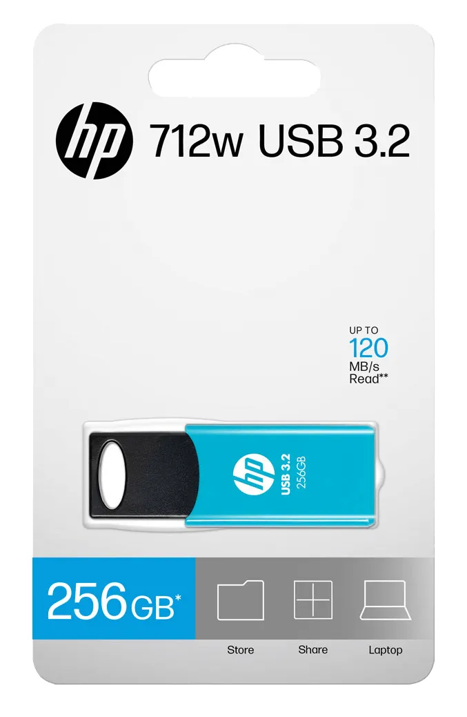 HP 712w USB-Stick 256 GB USB Typ-A 3.2 Gen 1 (3.1 Gen 1) Blau – Bild 5