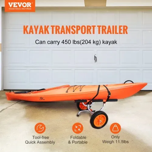 VEVOR Kajakwagen Kanuwagen aus Aluminiumlegierung 800x751x470mm bis 204kg belastbar 30cm Gummiräder 170-440mm Einstellbar Für Bootswagen Kajak Kanu Transportwagen Trolley Surfwagen Bootstrailer VEVOR Kajakwagen Kanuwagen aus Aluminiumlegierung 800x751x470mm bis 204kg belastbar 30cm Gummiräder 170-440mm Einstellbar Für Bootswagen Kajak Kanu Transportwagen Trolley Surfwagen Bootstrailer