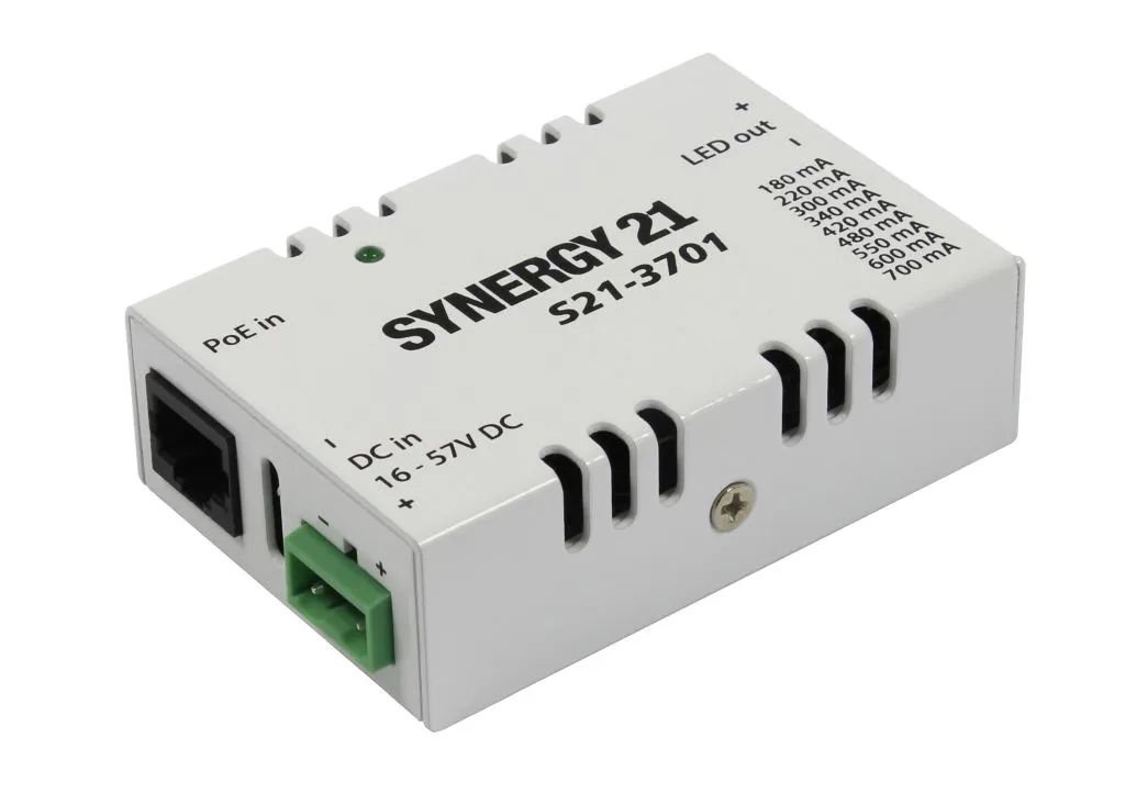 Synergy 21 PoE Netzteil – CC Driver PoE+ lighting driver Synergy 21 PoE Netzteil – CC Driver PoE+ lighting driver