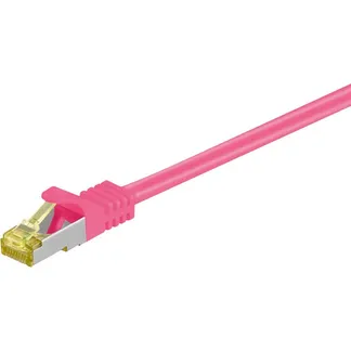 Patchkabel RJ-45 SFTP, mit Cat 7 Rohkabel Patchkabel RJ-45 SFTP, mit Cat 7 Rohkabel
