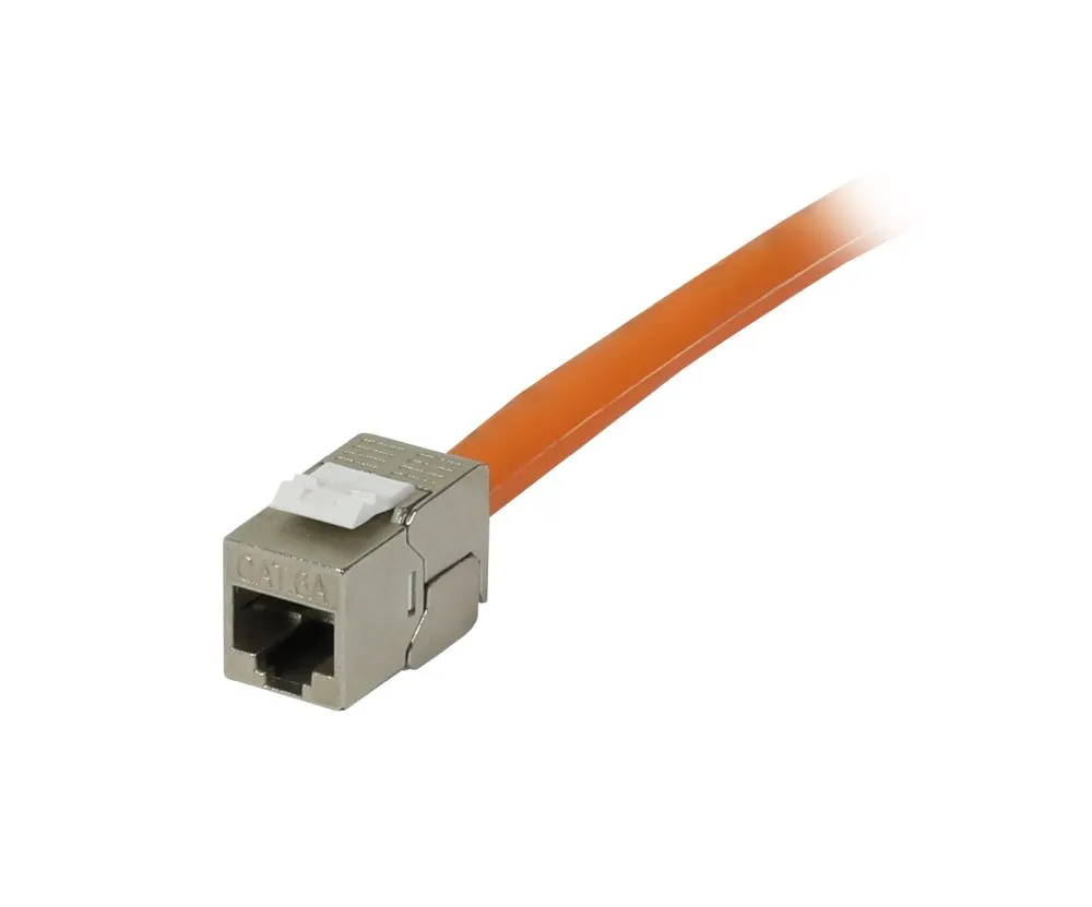 Keystone, Modul, TP-Buchse(RJ45), CAT6A, 500MHz, Short, mit Kabelklemme, Synergy 21, – Bild 6
