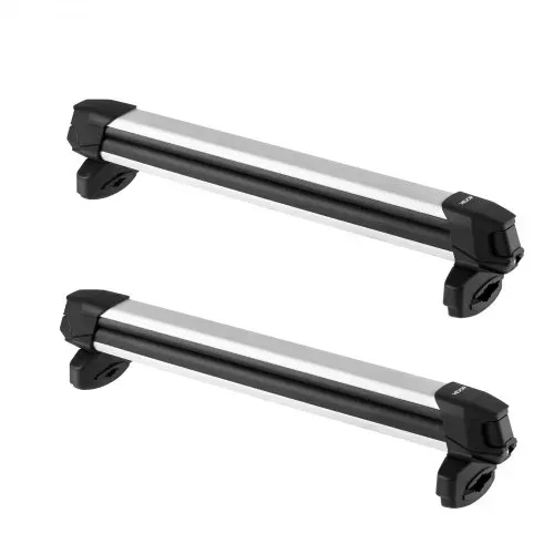 VEVOR 2 x Skiboard Snowboard Dachträger für bis zu 6 Paar Ski/4 Snowboards, 2-tlg. abschließbarer Skidachträger Autodachträgerhalte mit Gummipolsterung, Skihalter für die meisten Querträger – Bild 10