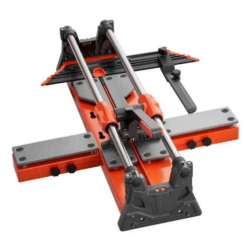VEVOR Fliesenschneider 600 mm, Fliesenschneidmaschine mit Verschiebbarem Schneidkopf & Federbelasteter Basis, Winkelanschlag, Wolframkarbid-Trennscheibe, Ausrichthilfe, für Keramikfliesen – Bild 9
