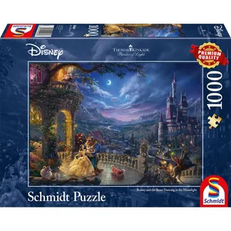 Puzzle Thomas Kinkade: Disney Die Schöne und das Biest Puzzle Thomas Kinkade: Disney Die Schöne und das Biest
