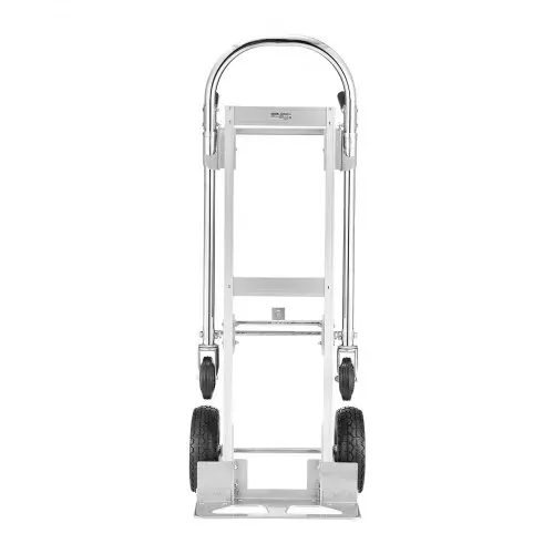 VEVOR 2-in-1-Sackkarre 454 kg, Transportkarre im 4-Rad-Modus, Umwandelbarer Plattformwagen mit Rutschfestem Griff, Tragbarer Handwagen Transportwagen, Trolley für Umzüge, Büro, Lager, Supermarkt – Bild 9