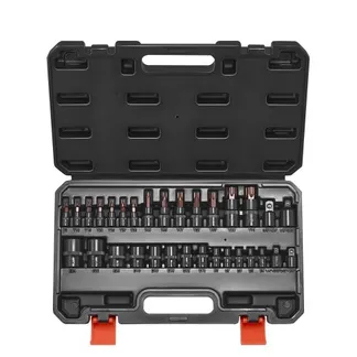 VEVOR Torx Bohrer Steckschlüsselsatz Außen-Torx-Steckschlüsselsatz, 31-teilig T8-T70 & E4-E24, S2-Legierungsstahl & Cr-V-Stahl, 1/4 & 3/8 Zoll & 1/2 Zoll Antriebe, mit Adapter & Aufbewahrungskoffer VEVOR Torx Bohrer Steckschlüsselsatz Außen-Torx-Steckschlüsselsatz, 31-teilig T8-T70 & E4-E24, S2-Legierungsstahl & Cr-V-Stahl, 1/4 & 3/8 Zoll & 1/2 Zoll Antriebe, mit Adapter & Aufbewahrungskoffer