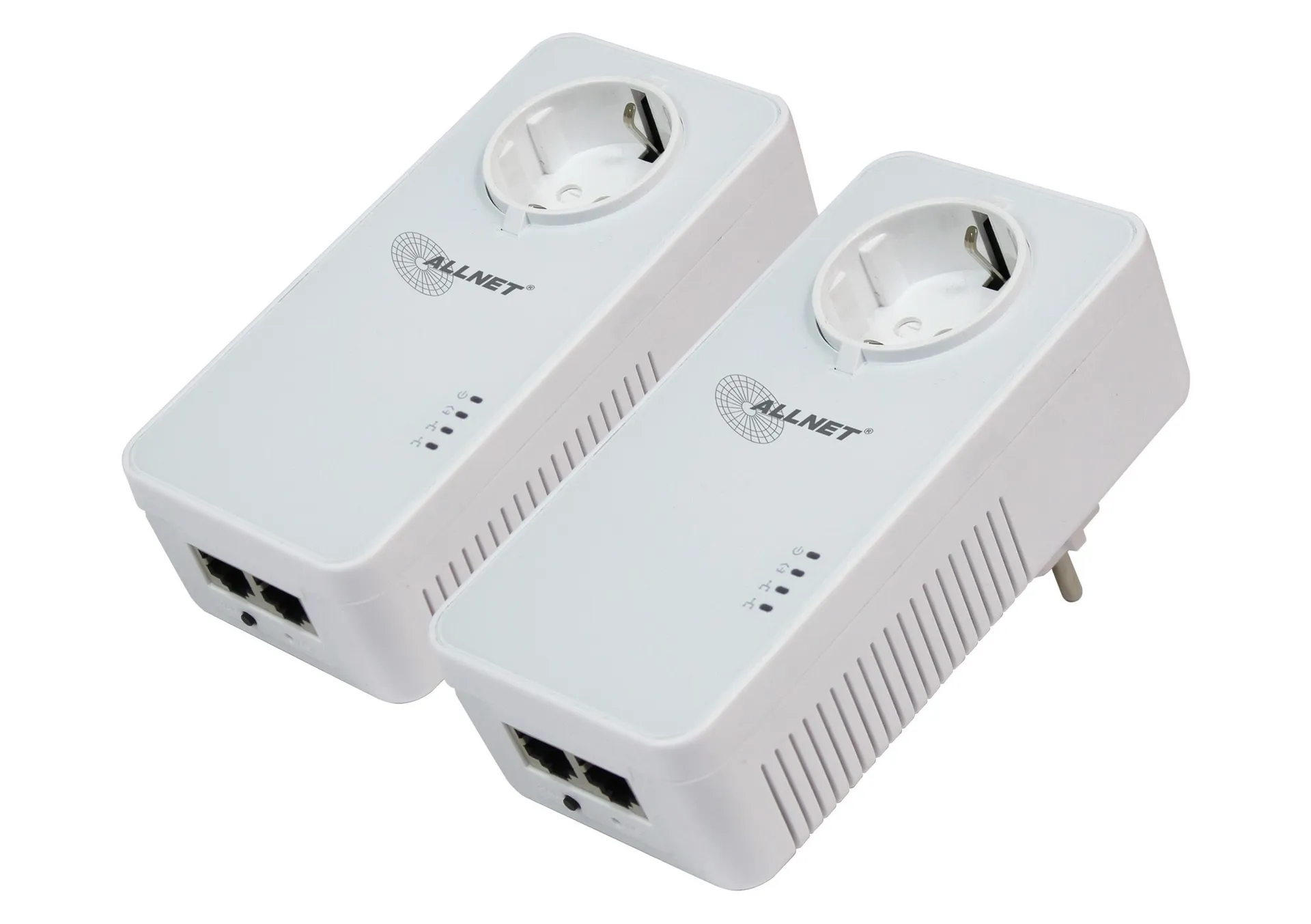 ALLNET Powerline 1200Mbit 2er Bundle Bridge RJ45 HomePlugV2 „SmartLink“ Passtrough ALL1681205v2 ALLNET Powerline 1200Mbit 2er Bundle Bridge RJ45 HomePlugV2 „SmartLink“ Passtrough ALL1681205v2