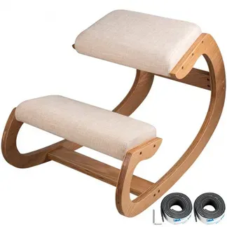 VEVOR ergonomischer Hocker Kniehocker mit Hüftpolster, Gesundheitsstuhl für Zuhause, Kniestuhl zur Verbesserung der Rückenschmerzen Nackenschmerzen Lindern & Körperhaltung (Weiße Eiche) VEVOR ergonomischer Hocker Kniehocker mit Hüftpolster, Gesundheitsstuhl für Zuhause, Kniestuhl zur Verbesserung der Rückenschmerzen Nackenschmerzen Lindern & Körperhaltung (Weiße Eiche)