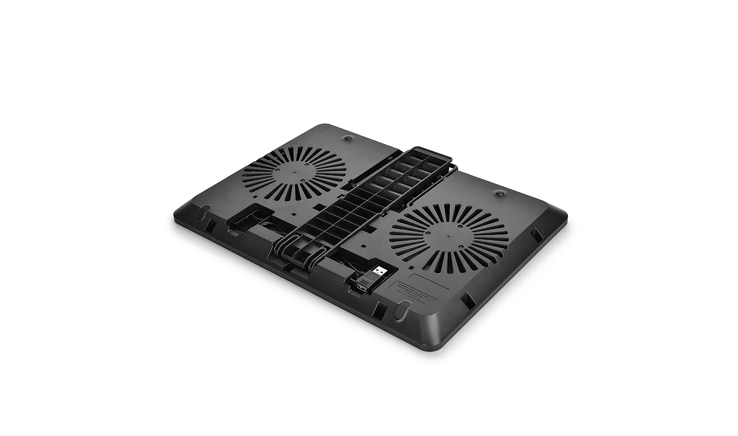 DeepCool U PAL Llaptop-Kühlpad 39,6 cm (15.6") 1000 RPM Schwarz – Bild 4